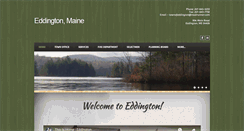 Desktop Screenshot of eddingtonmaine.gov